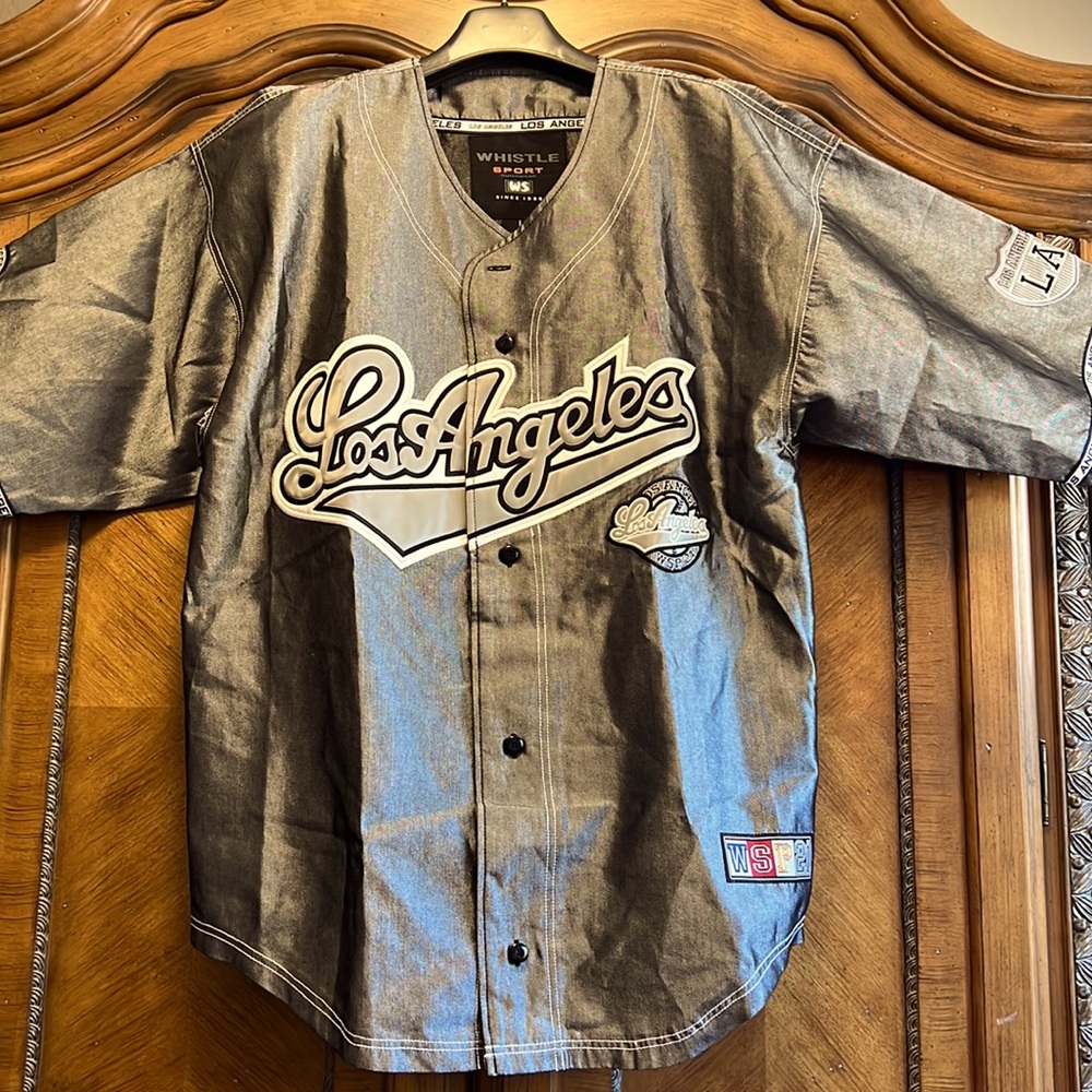 Like New Classic LA Los Angeles WSP21 Grey Baseball Style Big Large Jersey!